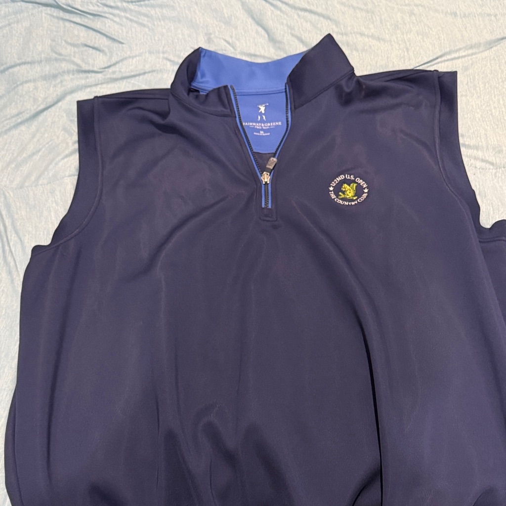2022 Us Open Navy Blue Golf Vest 2022 Us Open Navy Blue Golf Vest